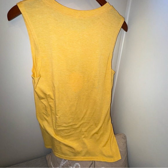 Yellow aloha pineapple, size medium tank top. - Picture 2 of 3